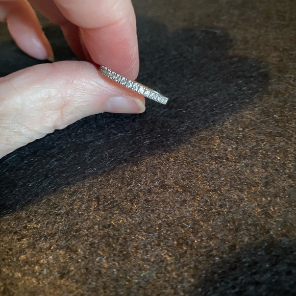 ❤️Bo.Dream Round Cubic Zirconia CZ Full Eternity Ring Sterling Silver❤️ NIB - Picture 6 of 9